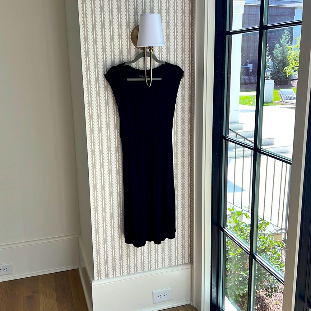 Liz Lange black maternity dress